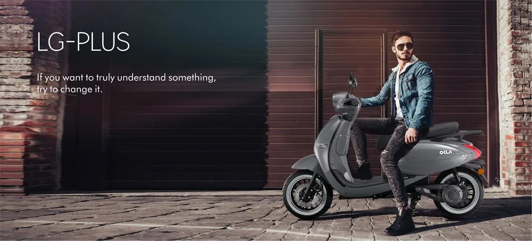 Grey Ebike Fastest Simple Adult Module Electric Scooter